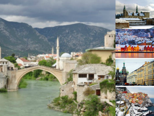 Cidades que são Patrimônio Mundial da Unesco na Europa