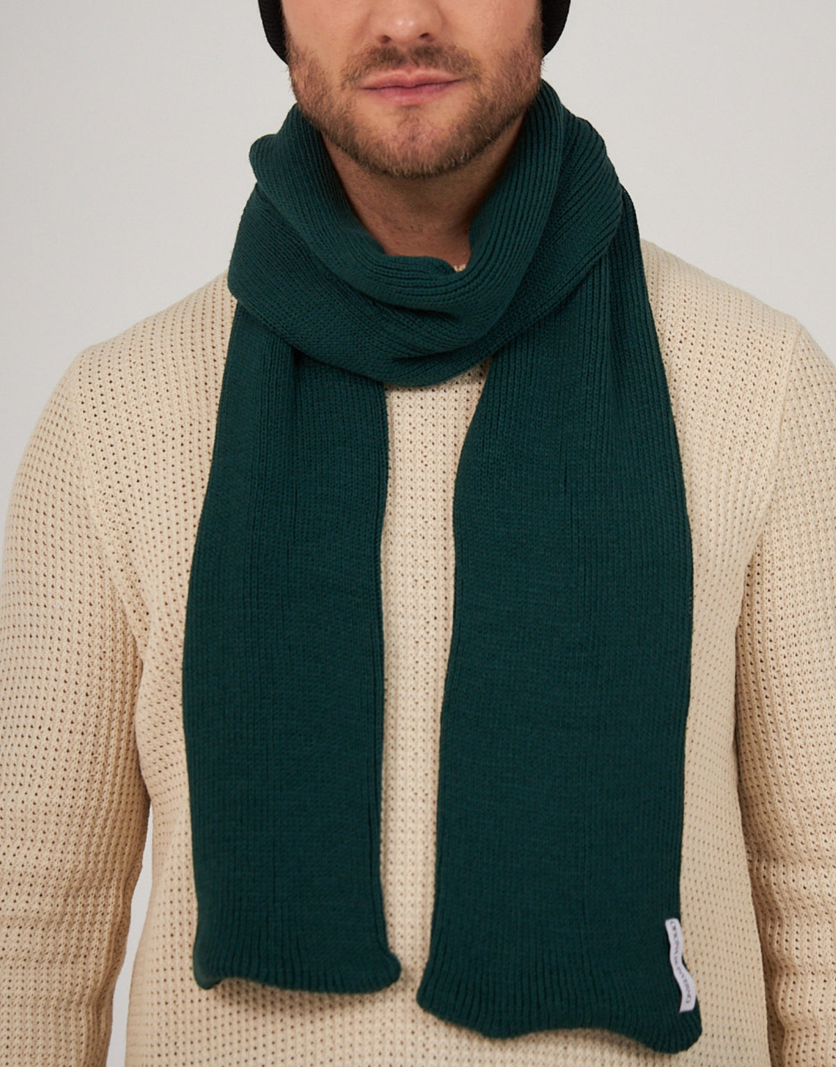 Cachecol Invernada Plain Verde Profundo