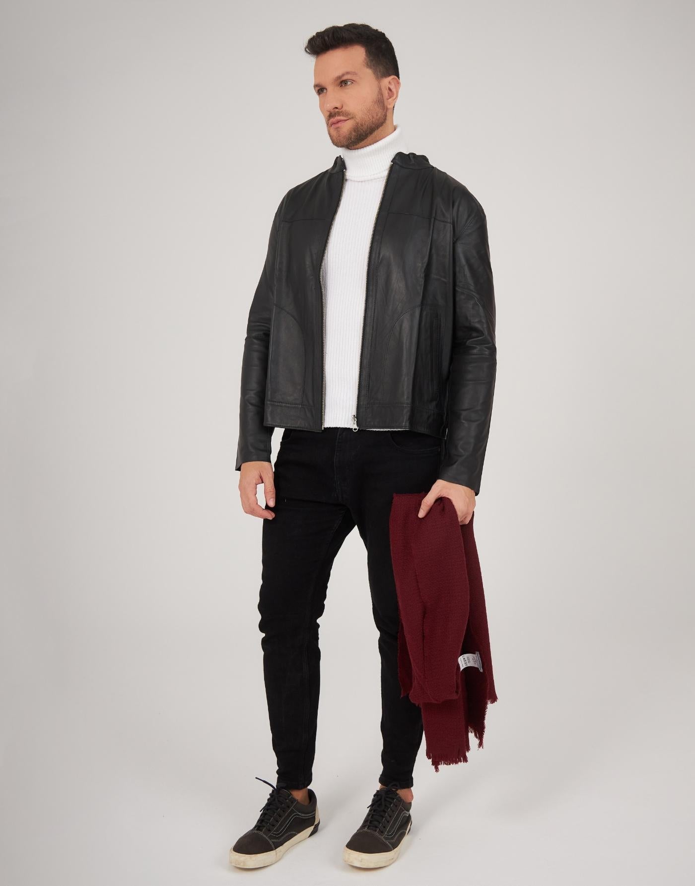 Jaqueta Couro M Pelica Dupla Face Trip