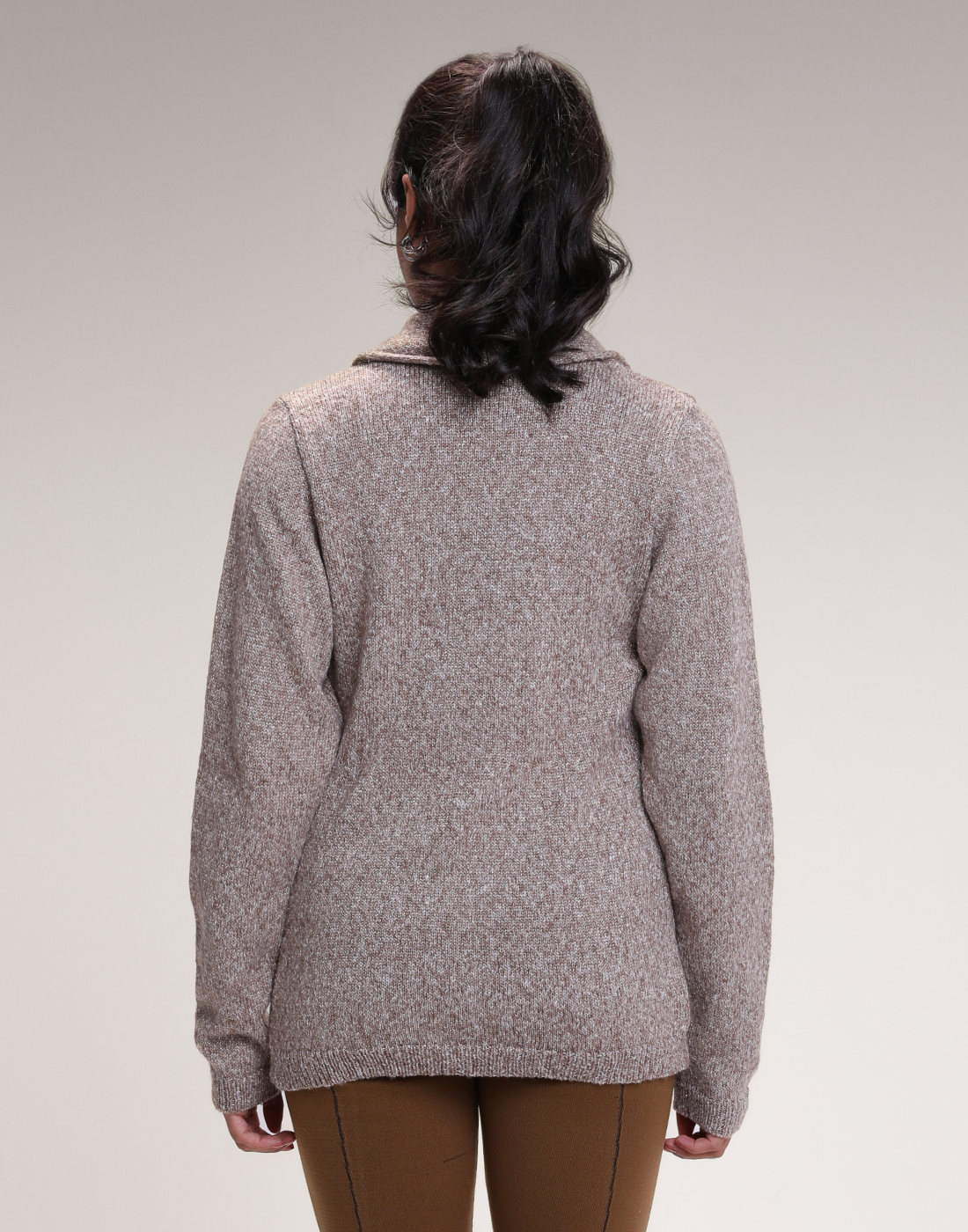 Blazer Tricot Lurex Dourado