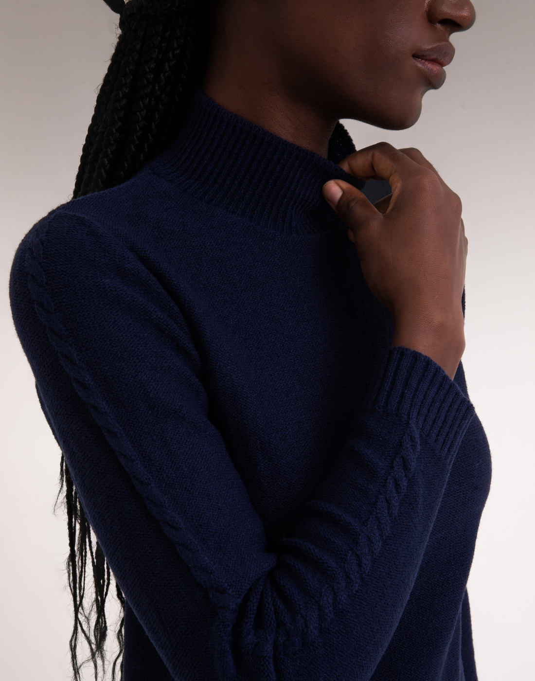 Blusa Karde Trançada Oliz Azul