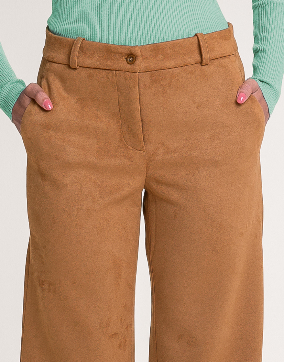Calça Reta Alpinea Caramelo