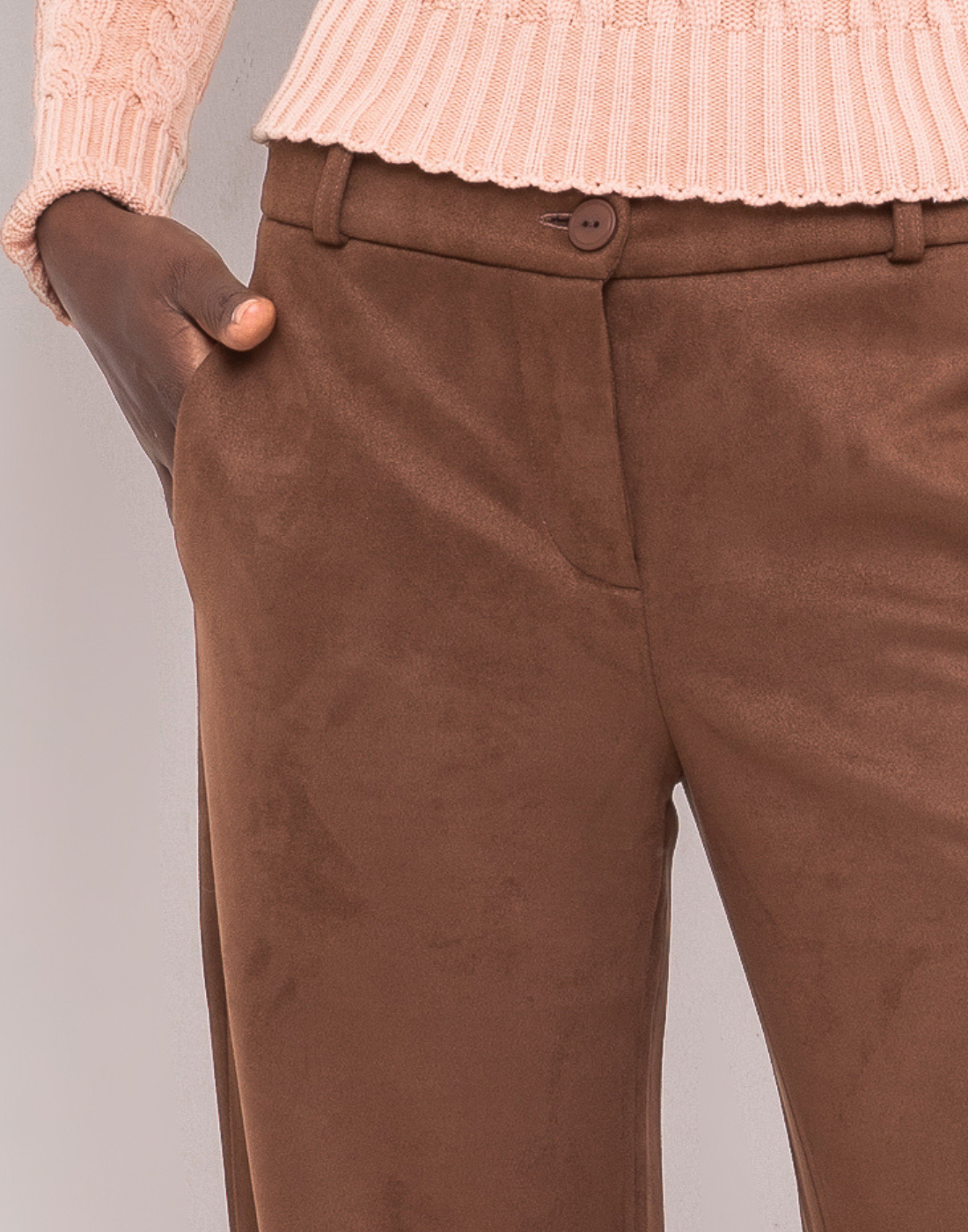 Calça Reta Alpinea Marrom