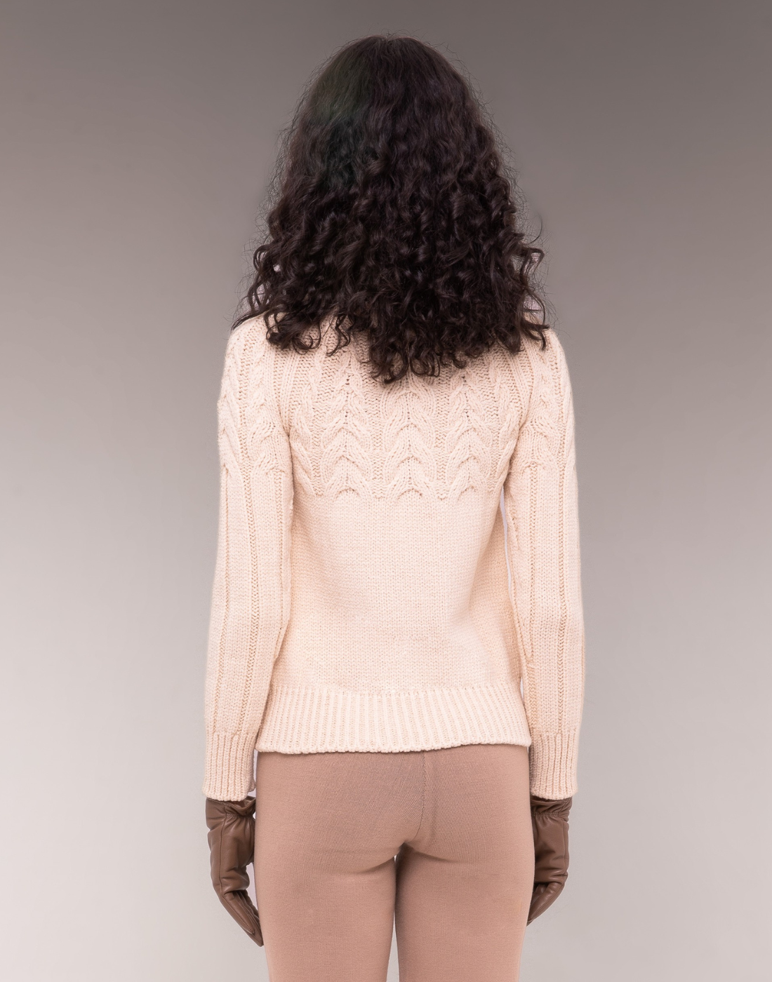 Blusa com Gola Avulsa Lavis Off White