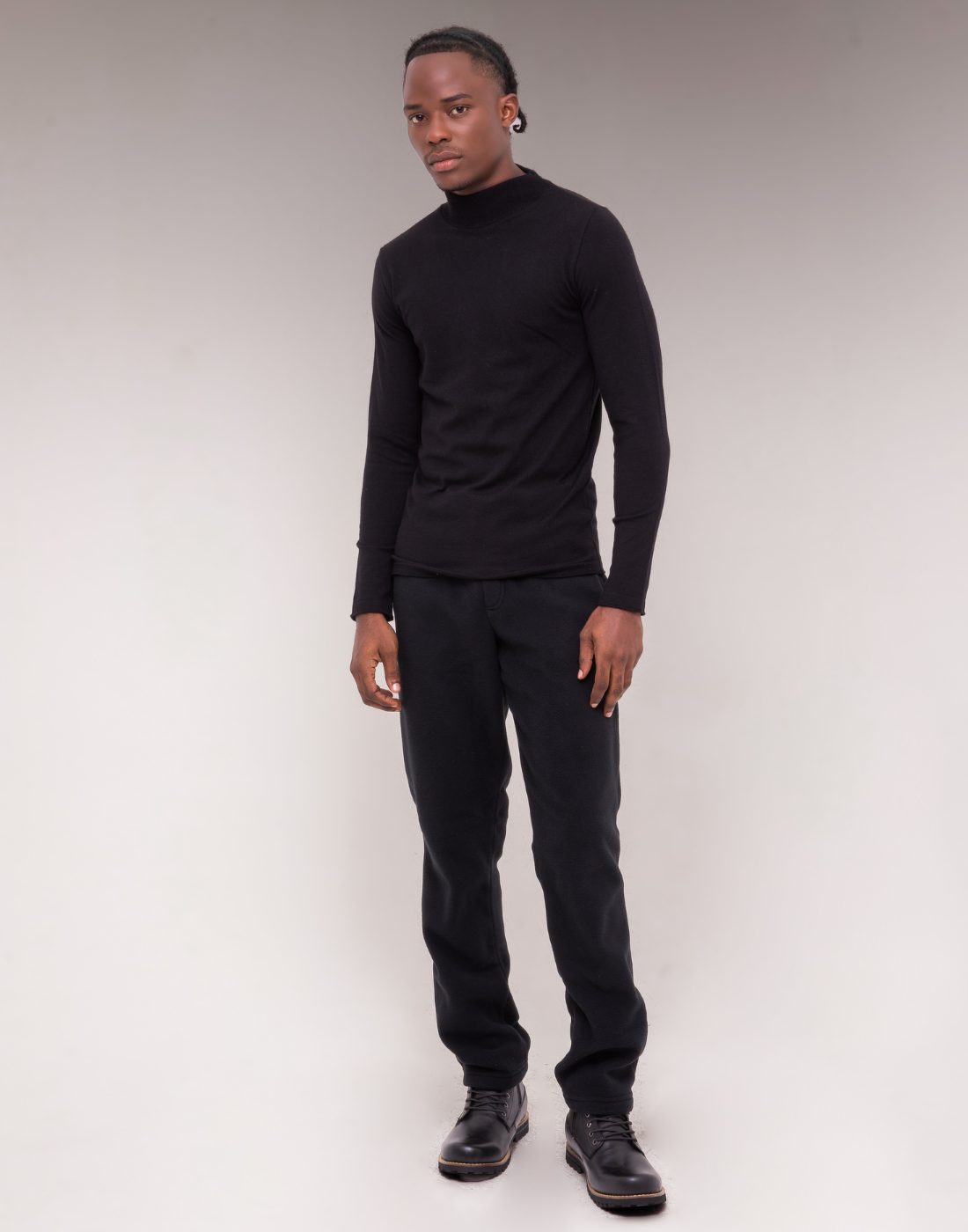 Blusão Gola Alta Spring Preto