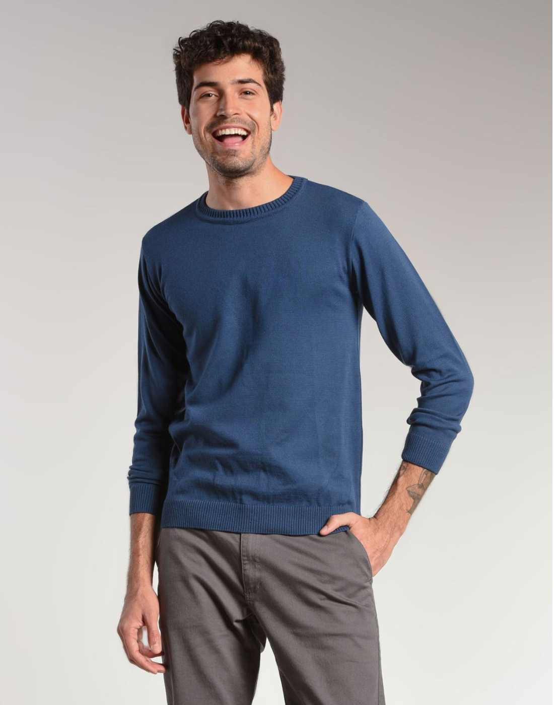 Blusão Básico Inverness Azul