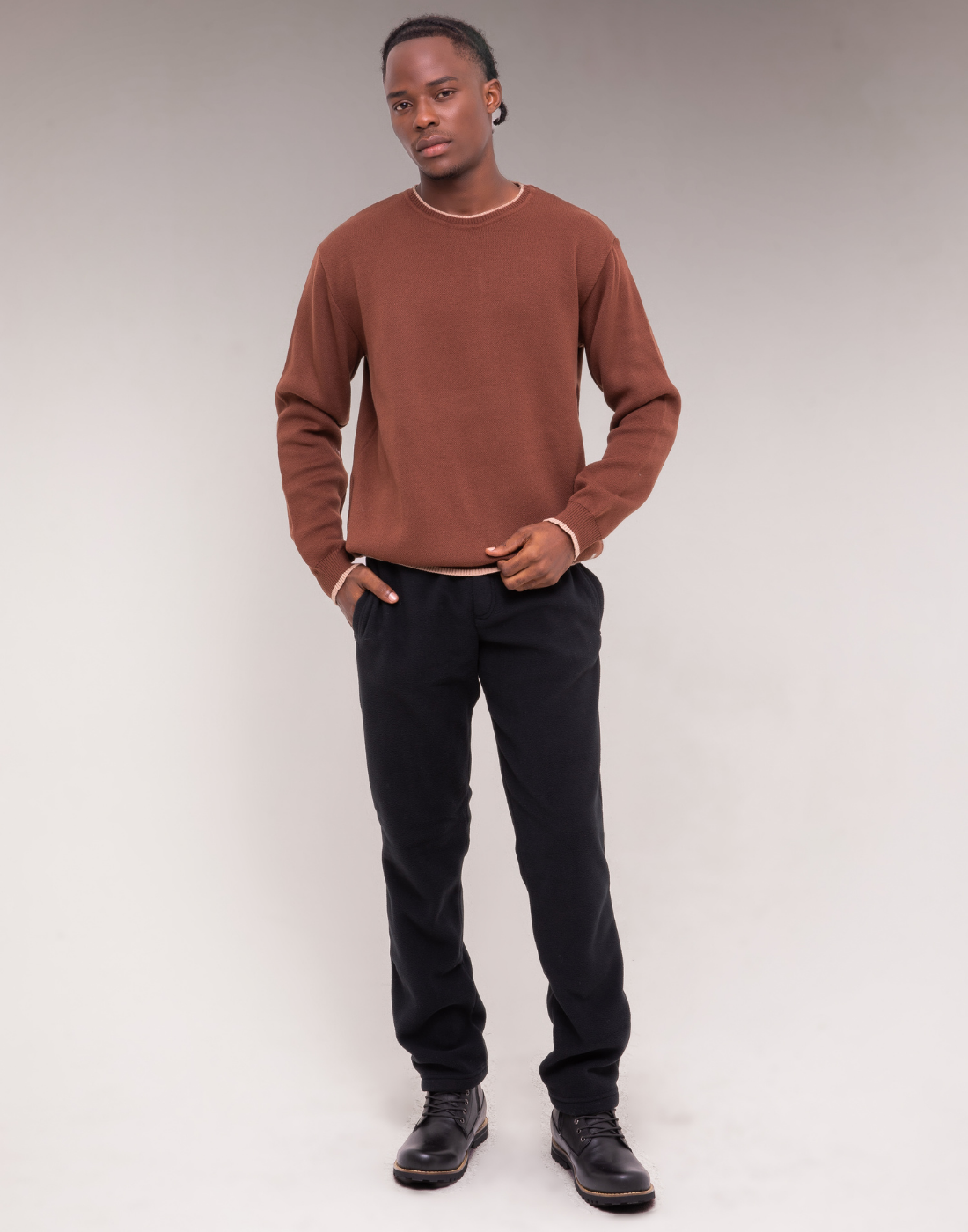 Blusão Listra Nob Marrom Moscada