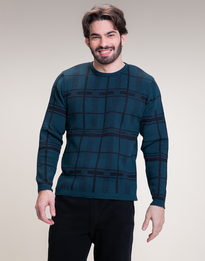 Blusão Xadrez Scott Azul
