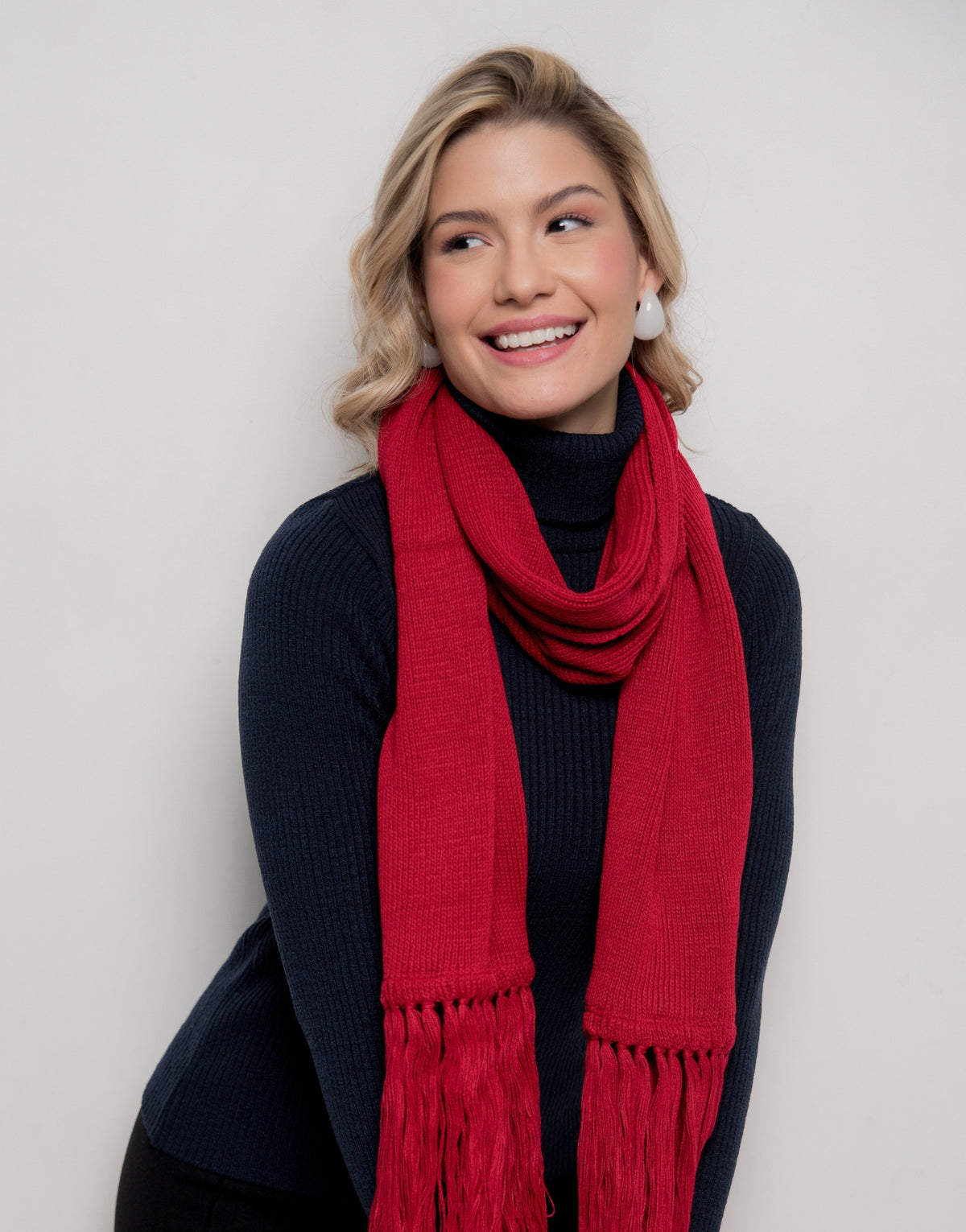 Cachecol Invernada Vermelho