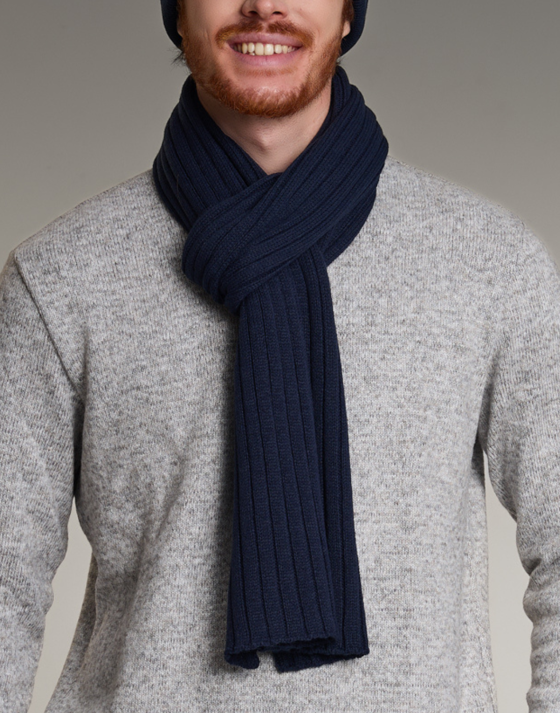 Cachecol Tricot Calone Marinho