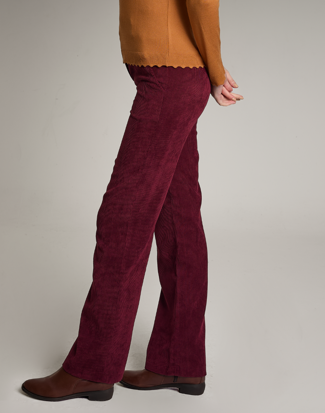 Calça Veludo Cotelê Vinho
