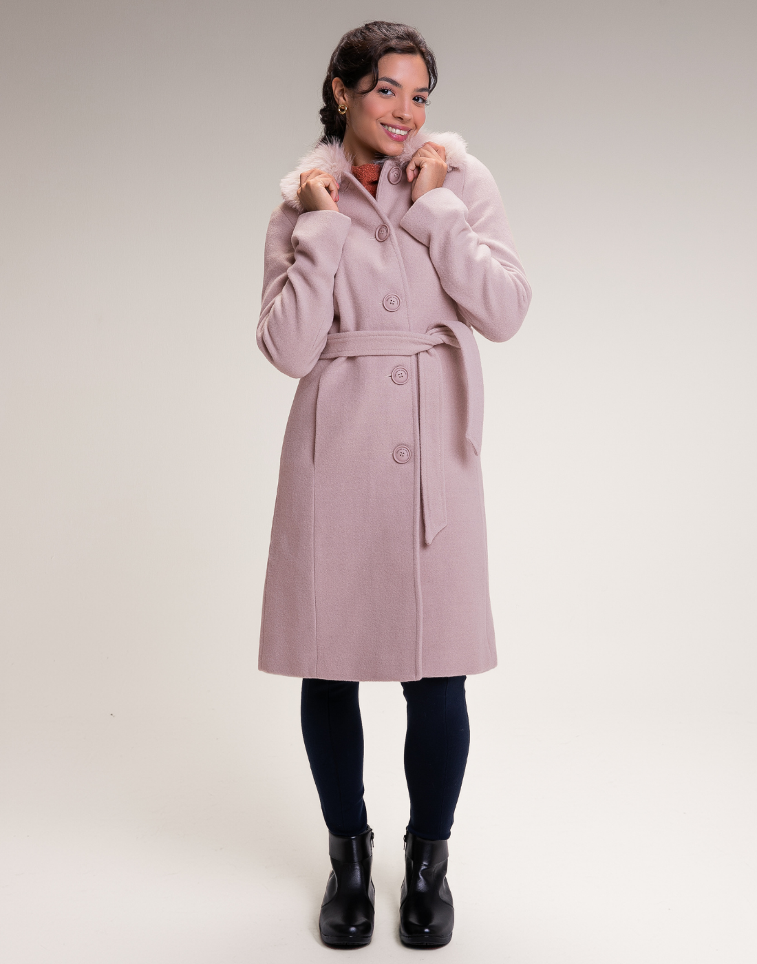 Casaco Lã Natural Varese Pelo Marfim