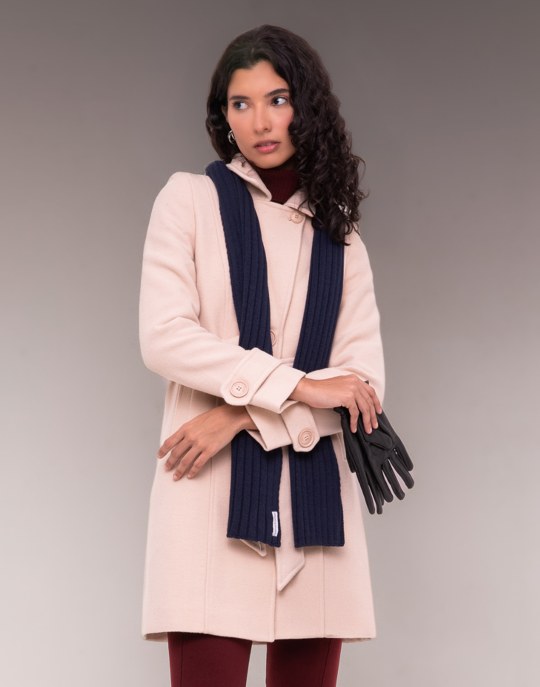 Cachecol Tricot Calone Marinho