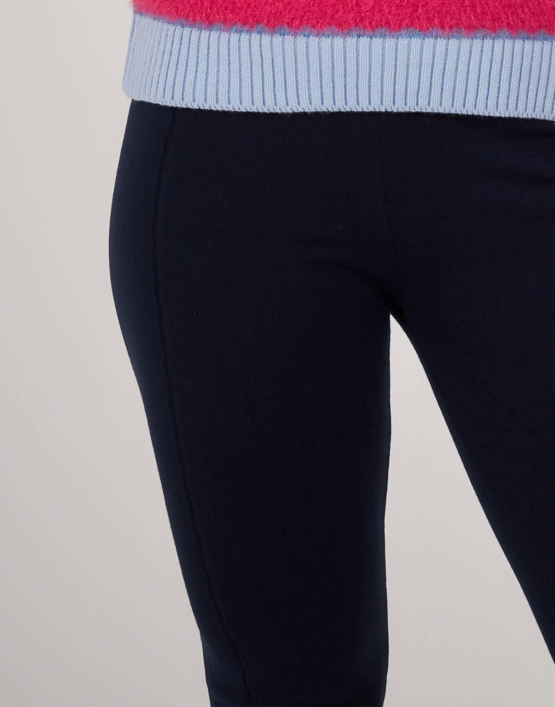 Legging Tricot Invernada Stripe Marinho