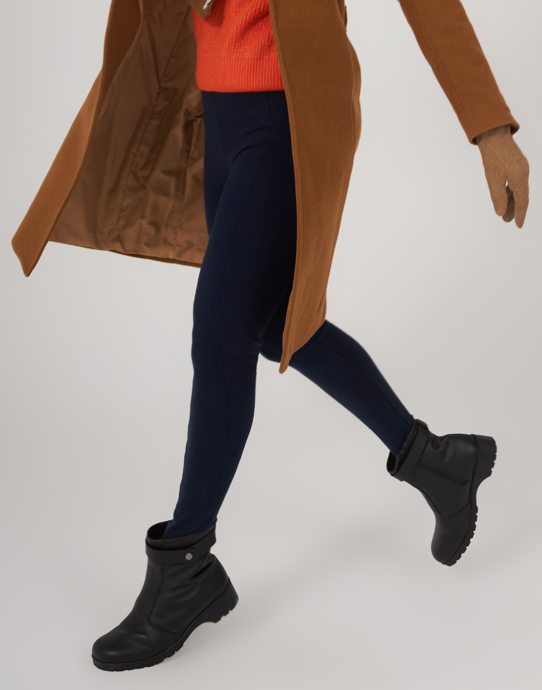 Legging Tricot Invernada Stripe Marinho