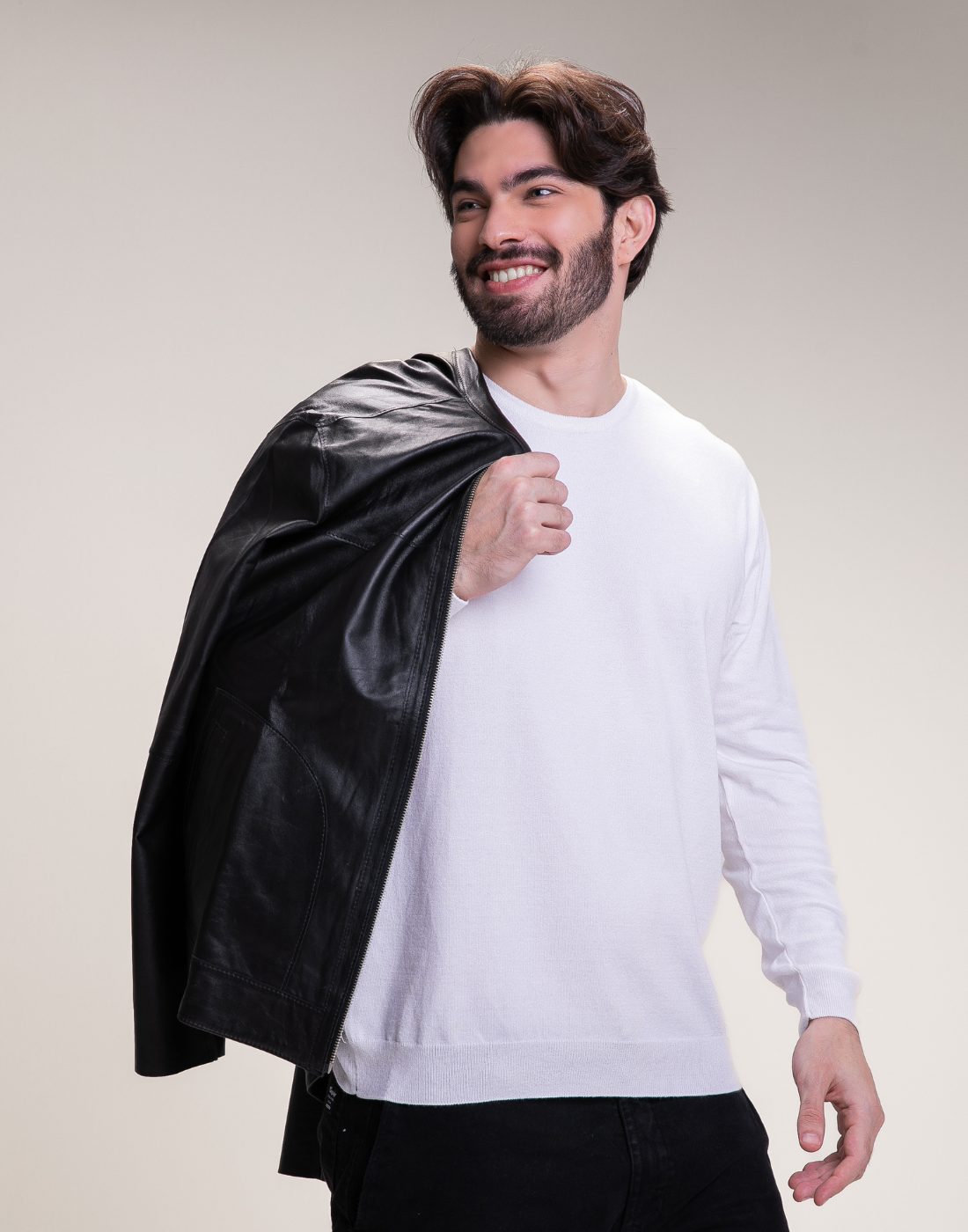 Jaqueta Couro M Pelica Dupla Face Trip