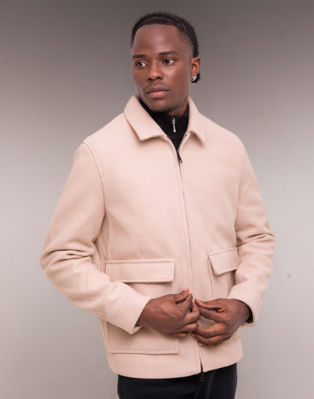 Jaqueta M Liéster Logan Bege