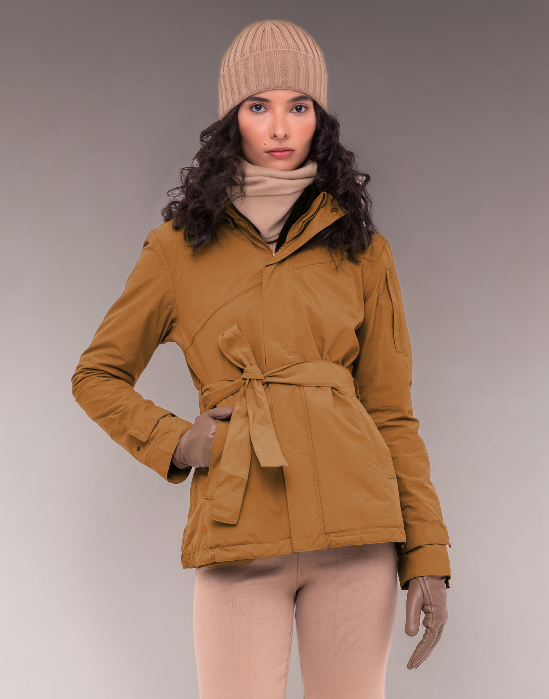 Jaqueta Winter Explorer 3 em 1 Caramelo