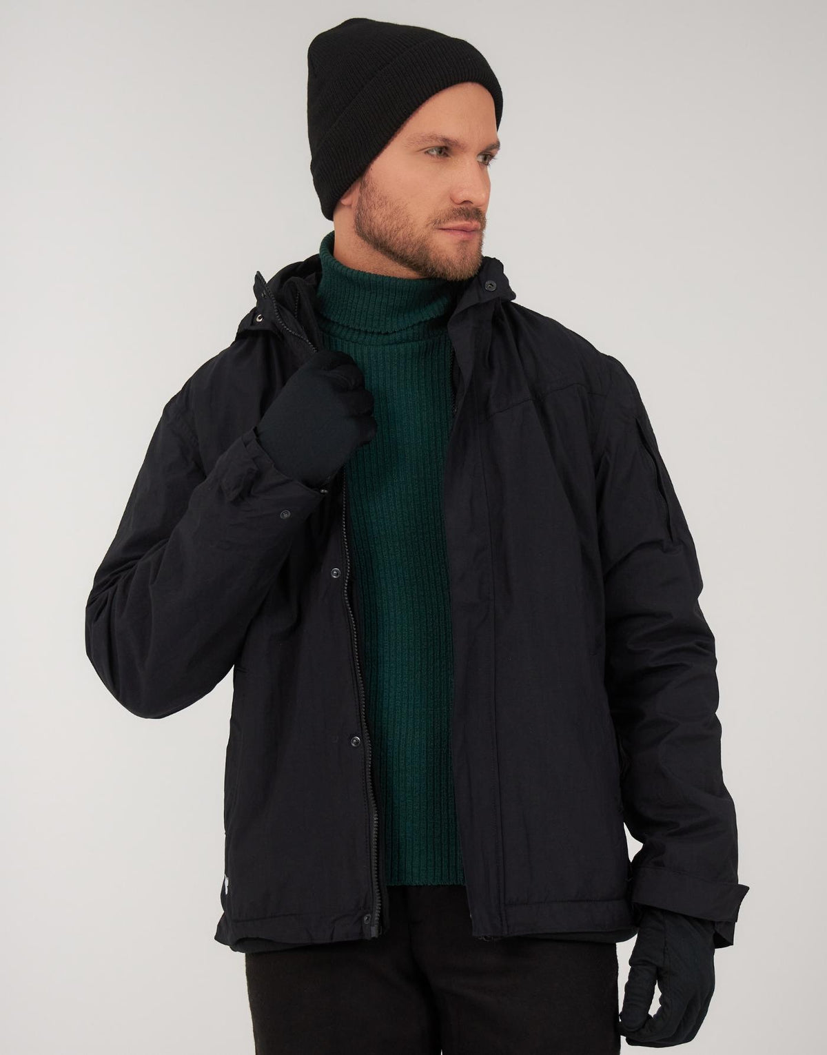 Jaqueta M Winter Explorer 3 em 1 Preta