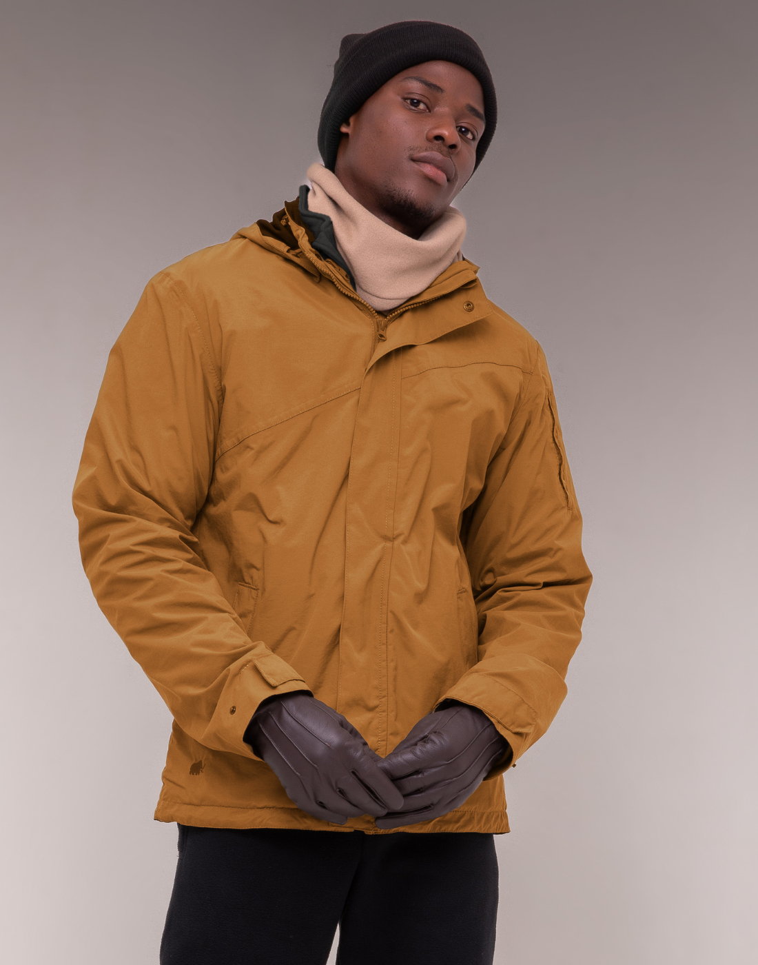 Jaqueta M Winter Explorer 3 em 1 Caramelo