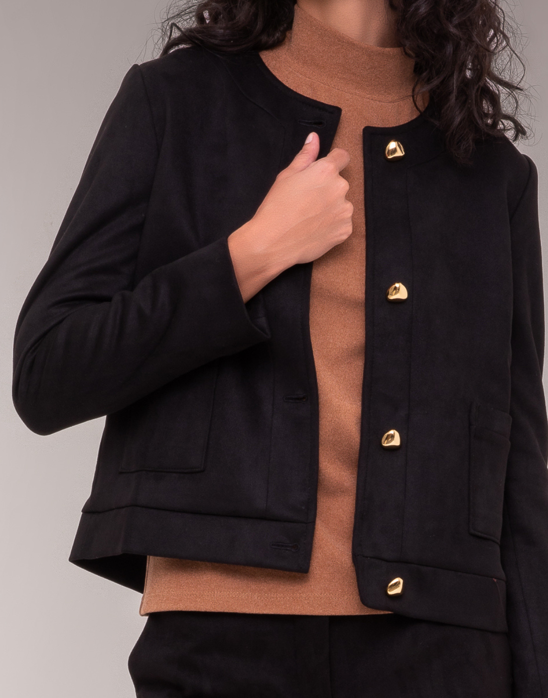 Jaqueta Reta Alpinea Preta