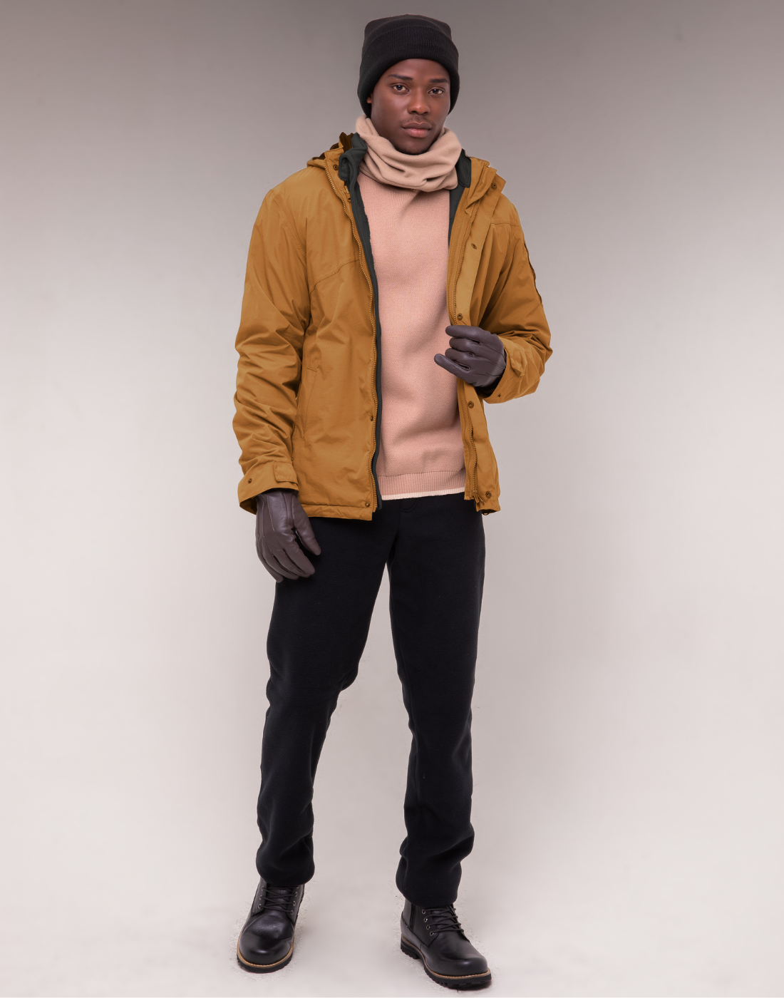 Jaqueta M Winter Explorer 3 em 1 Caramelo