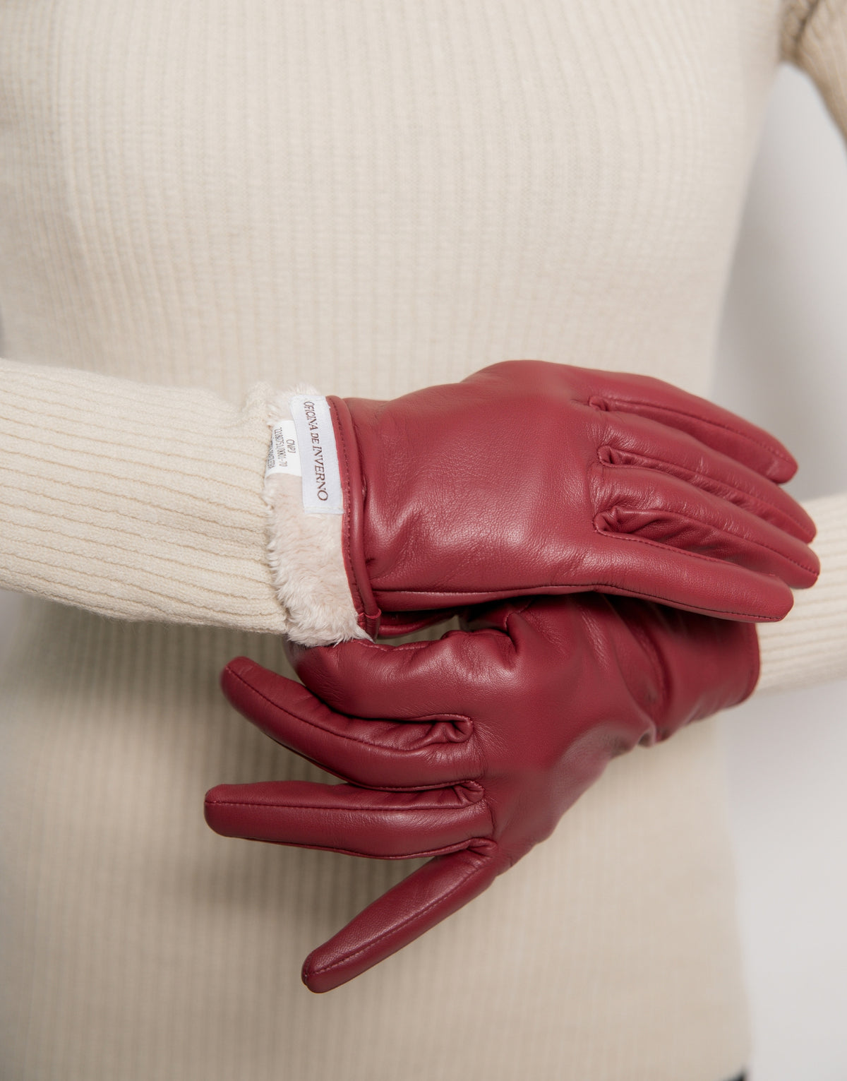 Luva Pelica Luxemburgo Sophie Vermelha