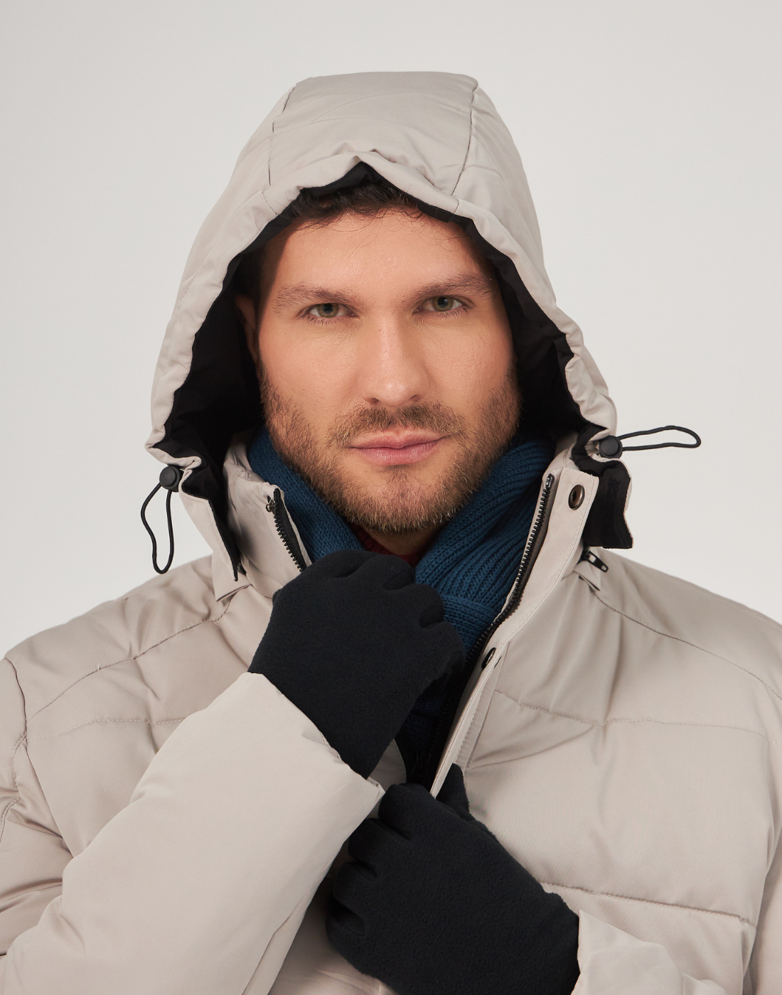 Cachecol Invernada Plain Azul Dark