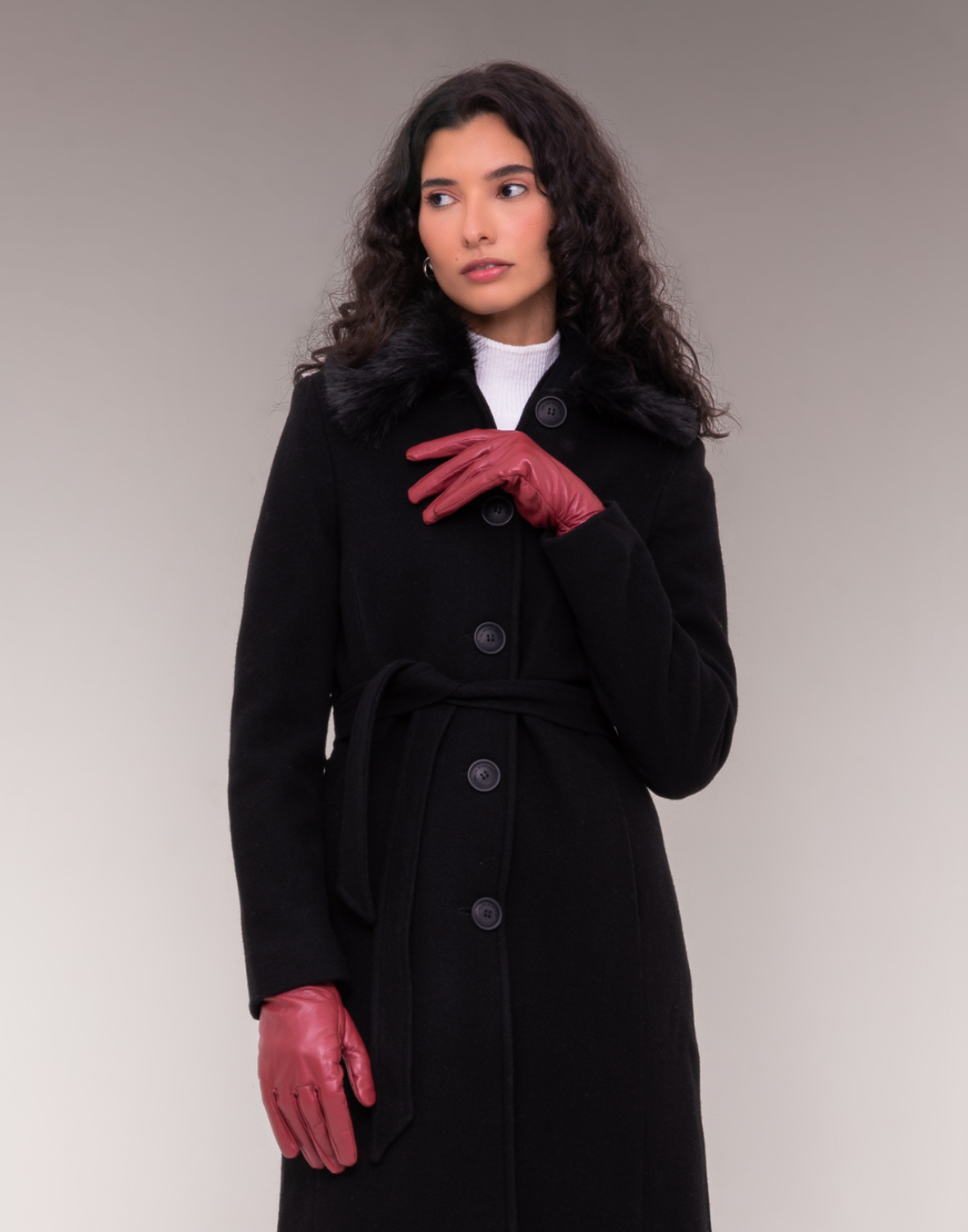 Luva Pelica Luxemburgo Sophie Vermelha