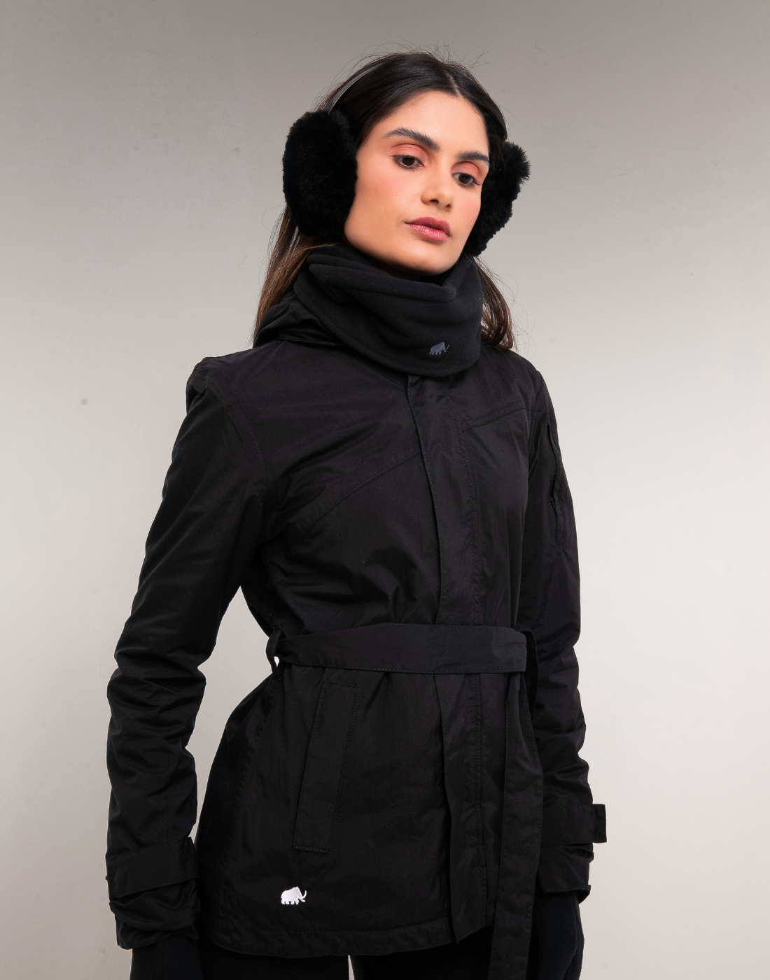 Gola/Gorro Térmico Nevasca 280g/m² - Preto