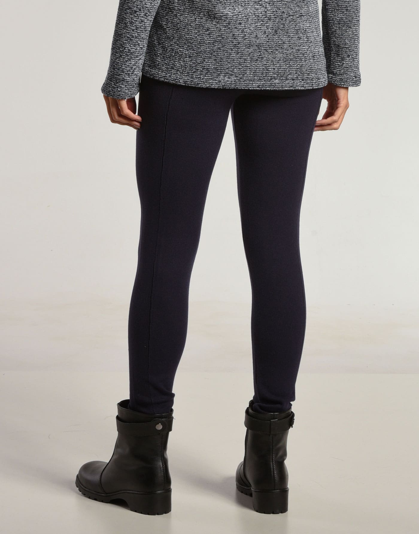 Legging Tricot Invernada Stripe Marinho