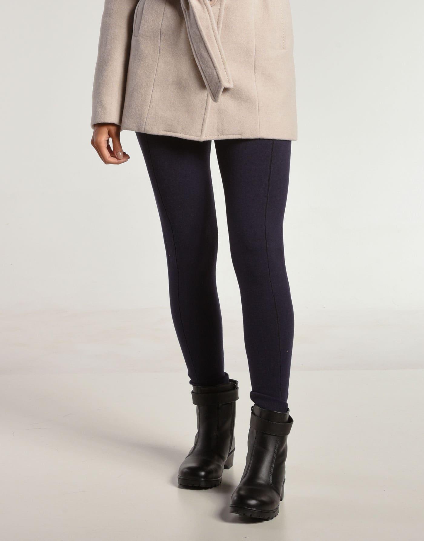 Legging Tricot Invernada Stripe Marinho