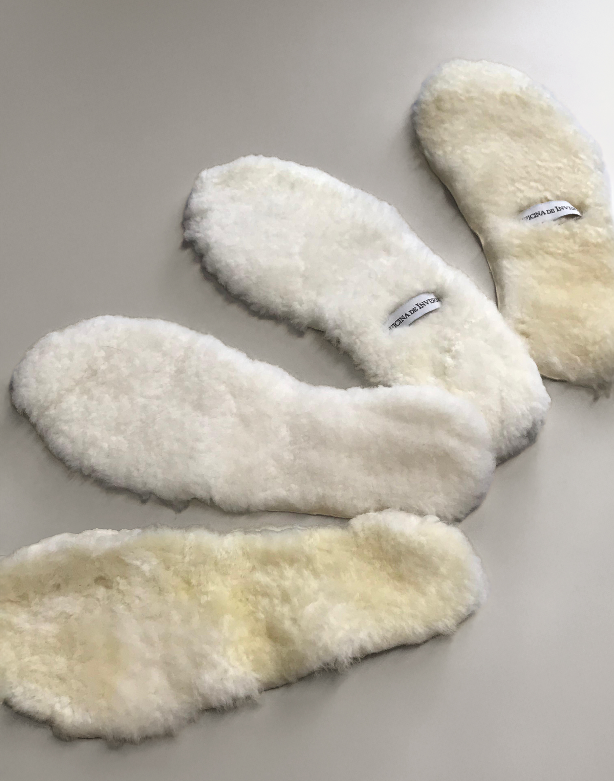 Palmilha de lã 100% natural