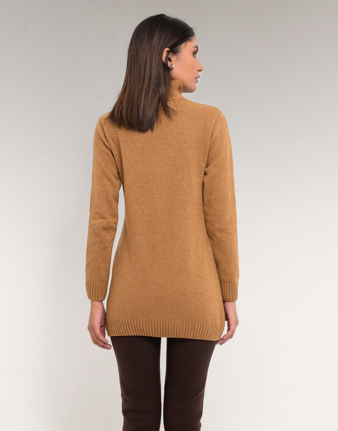 Vest Legging Mousse Gola Alta Caramelo