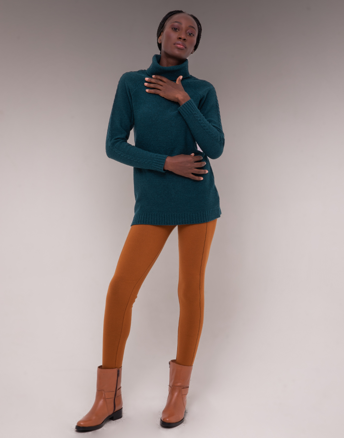 Vest Legging Mousse Trançada Oliz Verde Montana