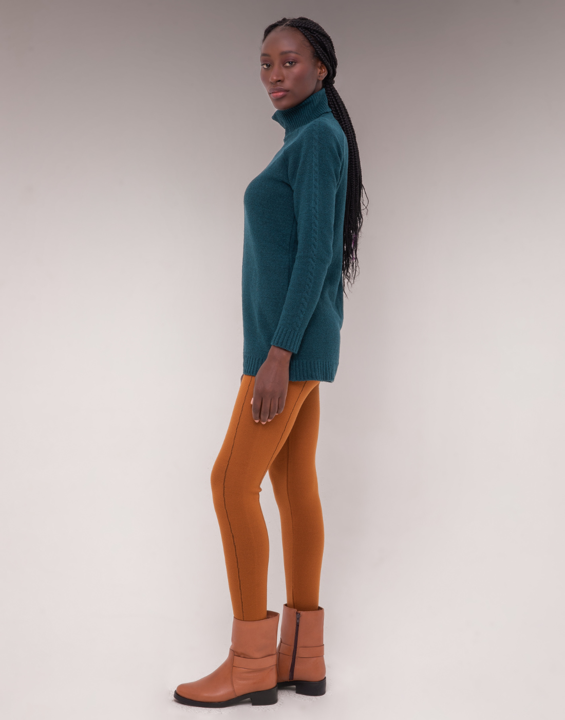 Vest Legging Mousse Trançada Oliz Verde Montana