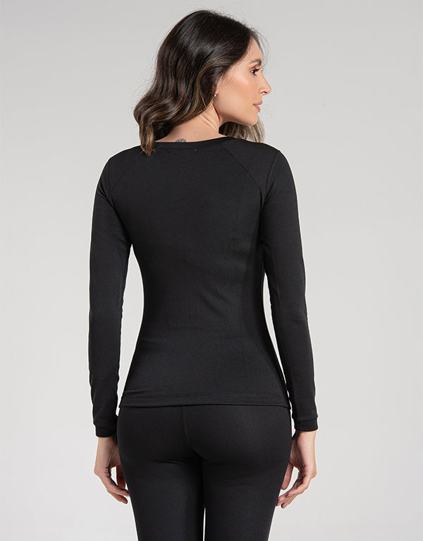 Blusa Super Térmica Feminina Decote V