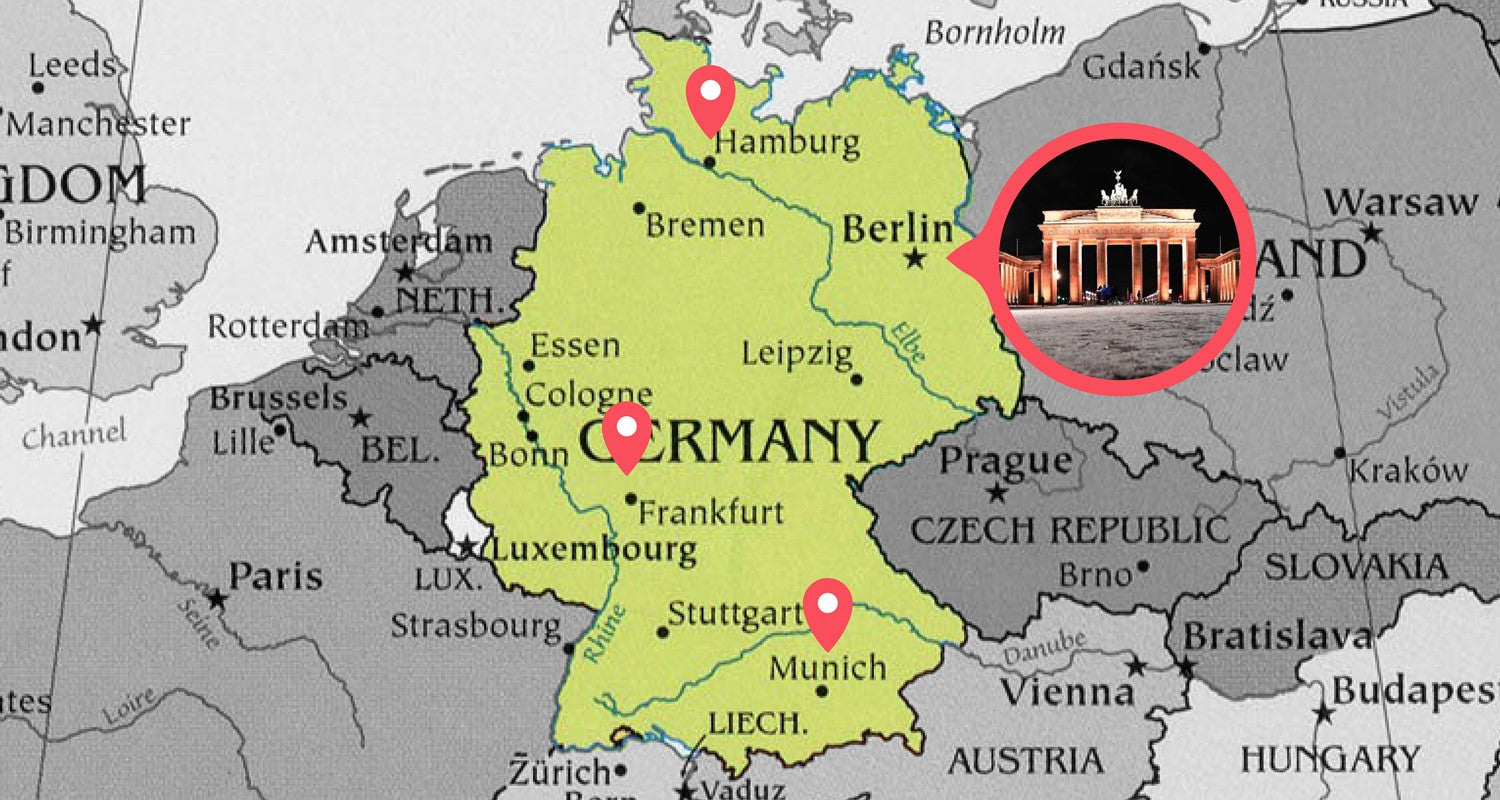 Mapa da Alemanha: 7 praças para visitar no inverno