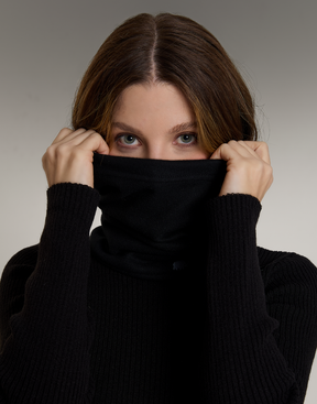 Gola/Gorro Térmico Nevasca 280g/m² - Preto