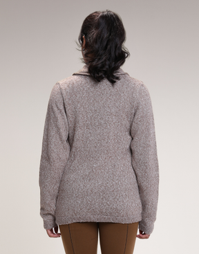 Blazer Tricot Lurex Dourado
