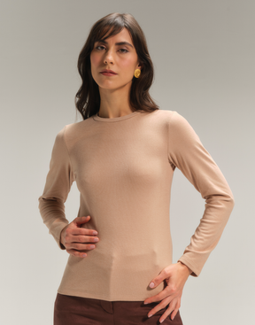 Blusa Aire Careca Bege
