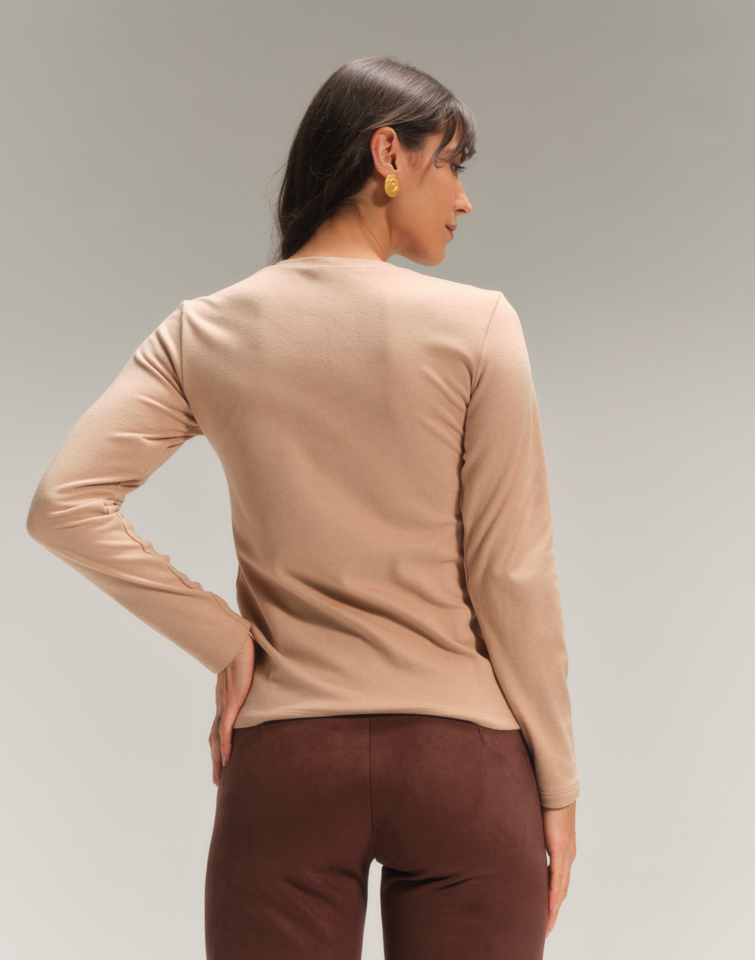 Blusa Aire Careca Bege