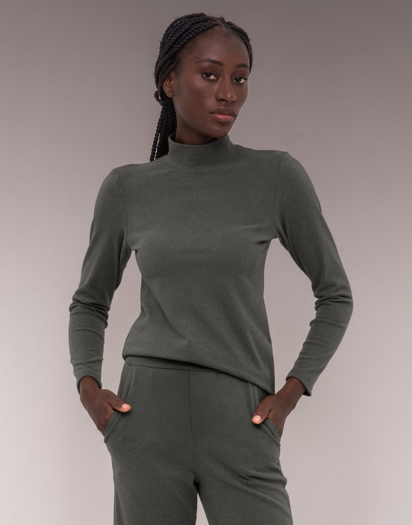 Blusa Aire Chumbo