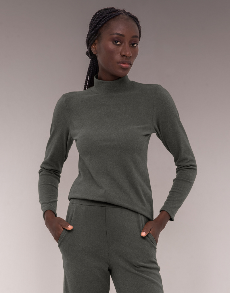 Blusa Aire Chumbo