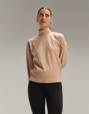 Blusa Aire Deslocada Bege