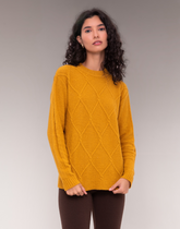 Maxi Blusa Losangos Oliz Mostarda