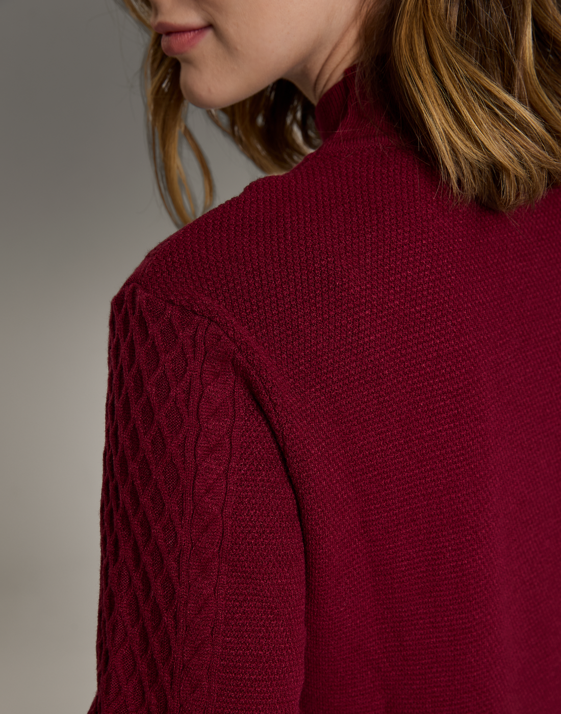 Blusa Aran Highland Bordeaux