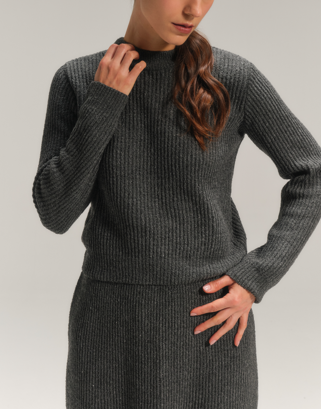 Blusa Fang Mousse Cinza Fiorde