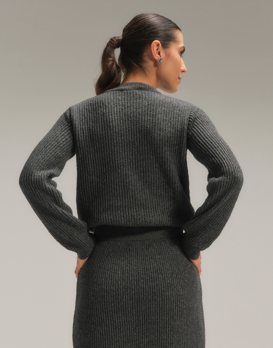 Blusa Fang Mousse Cinza Fiorde