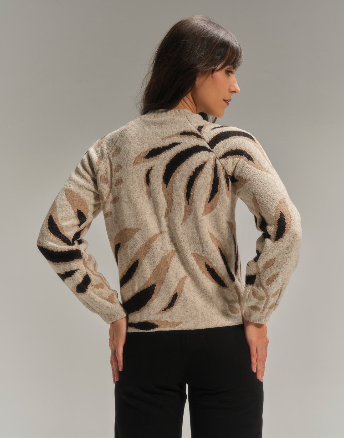 Blusa Raglan Floralis Caramelo Suave